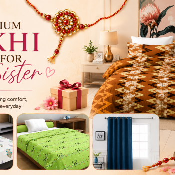 rakhi gifts of bedsheets